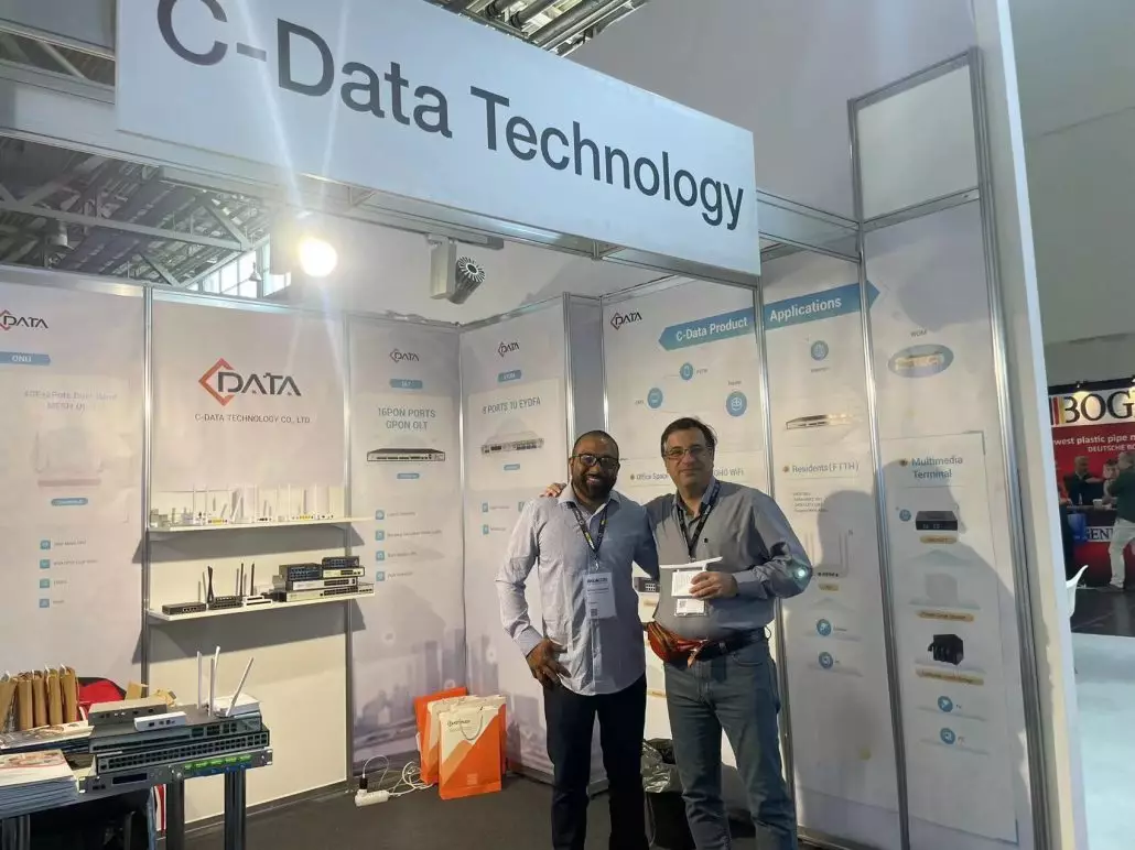 The photos of C-Data’s booth at ANGA COM2022