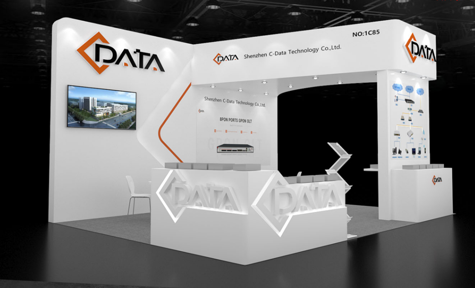 Schematic Diagram of C-Data Booth (# 1C85)