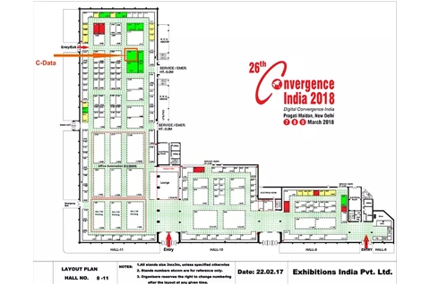 Welcome To Visit C-Data At Convergence India 2018