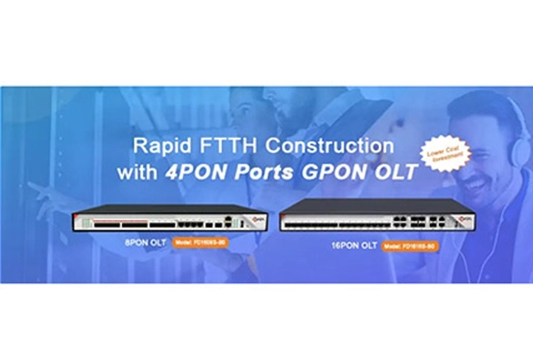 4GPON PORTS OLT WITH BBU