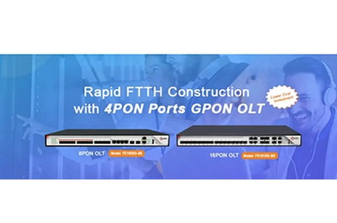 8/16GPON PORTS GPON OLT