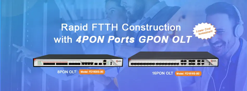 8 16gpon ports gpon olt