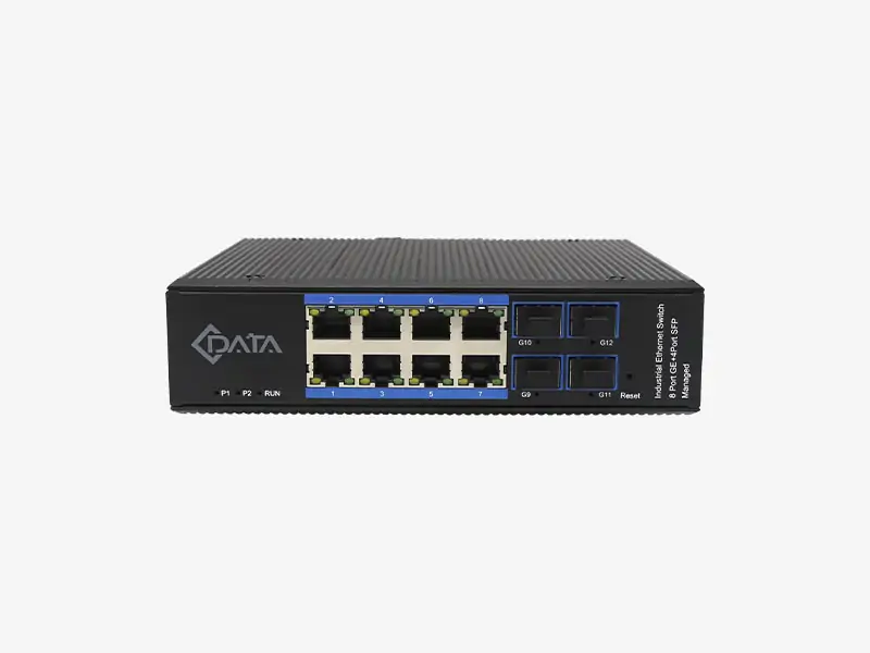 8ge 4sfp l2 managed industrial poe switch