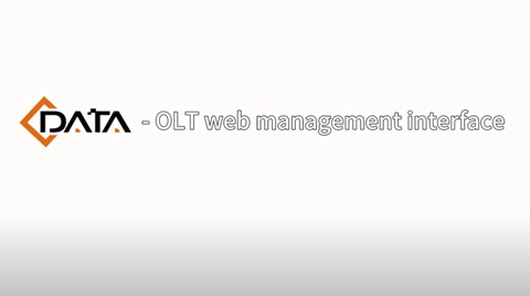 C-Data OLT Web Management Interface