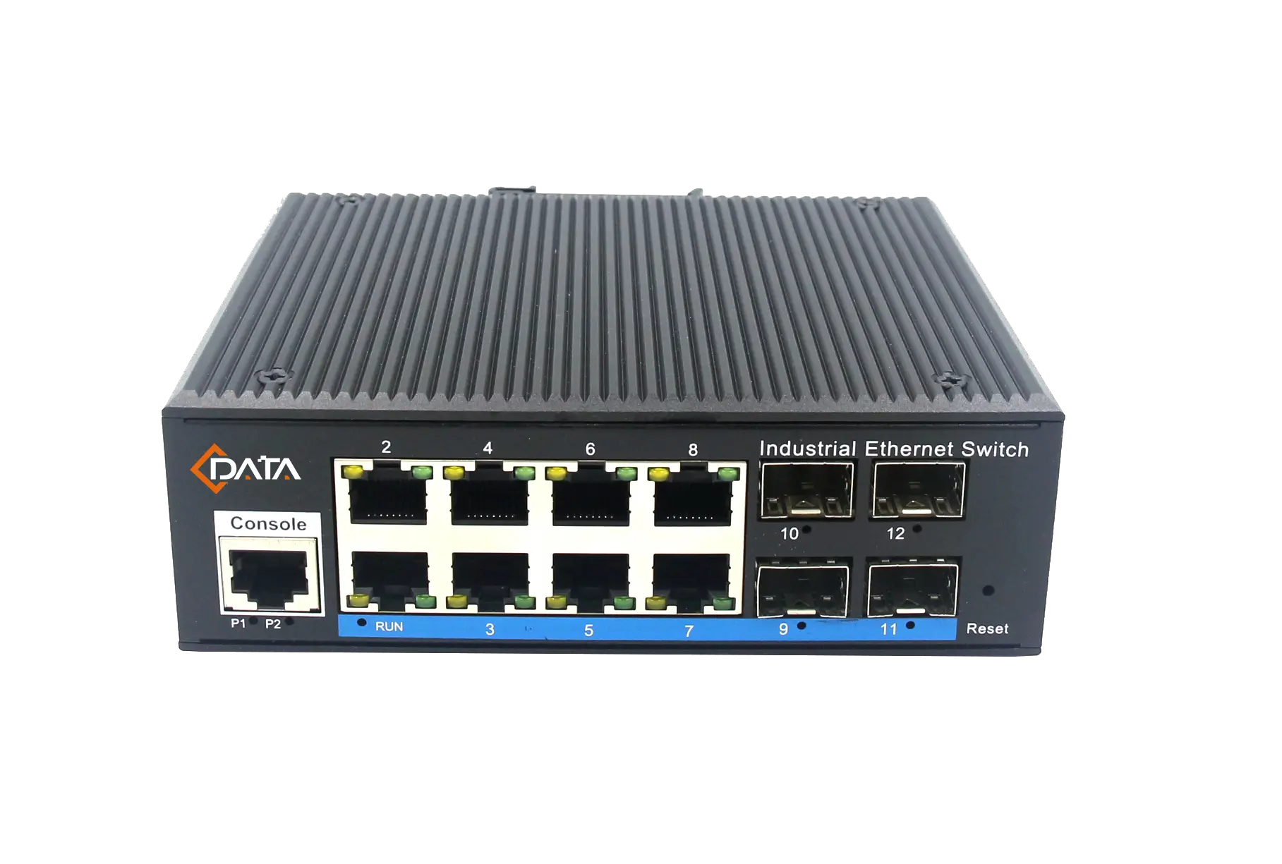 Switch Industrial C-DATA CI4084GS con 8 puertos ethernet gigabit y