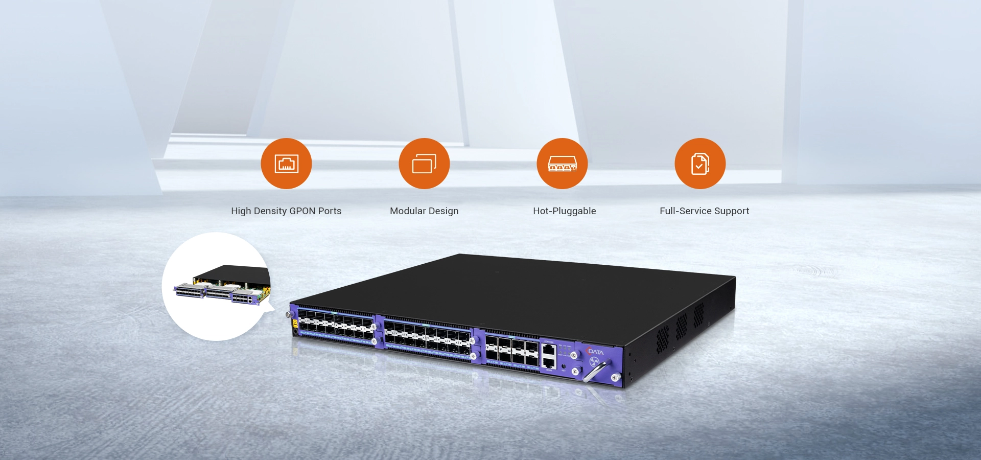 C-Data Expandable OLT Platform FD1700S