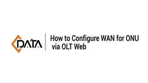 Configure WAN settings for ONUs | C-Data OLT Web Tutorial