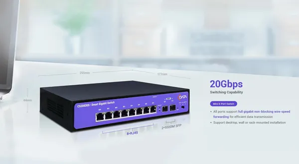 Enterprise-Level Performance, High Speed and Stable Transmission