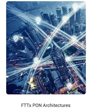 hfc optical amplifier for fttx pon architectures