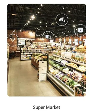 wi fi6 mesh router for super market