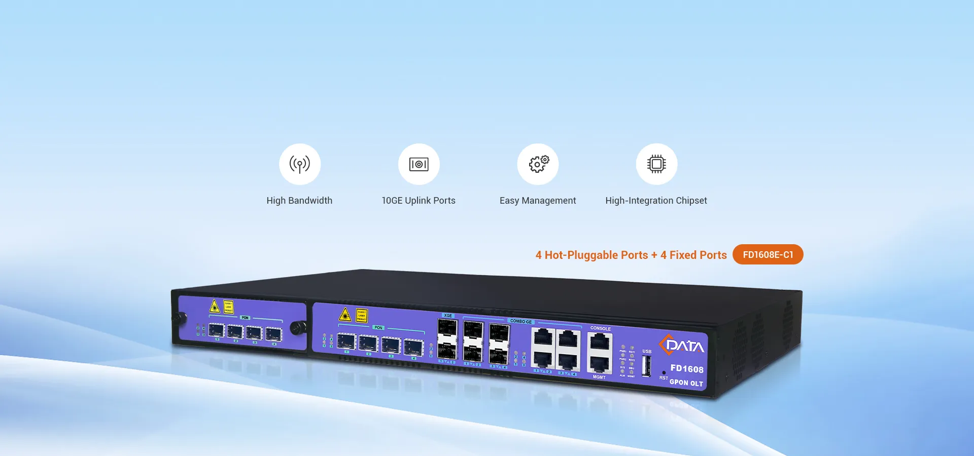 C-Data Expandable GPON OLT