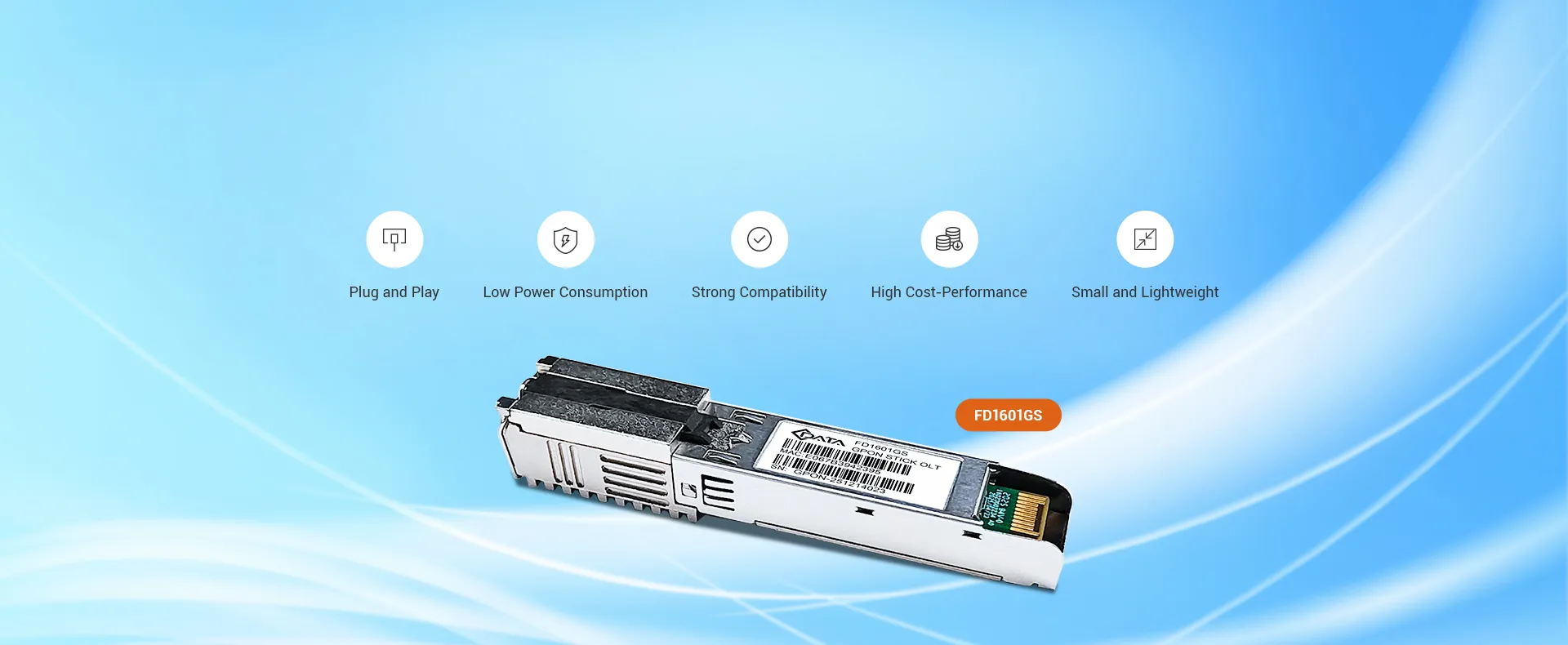C-Data GPON OLT SFP Stick with MAC