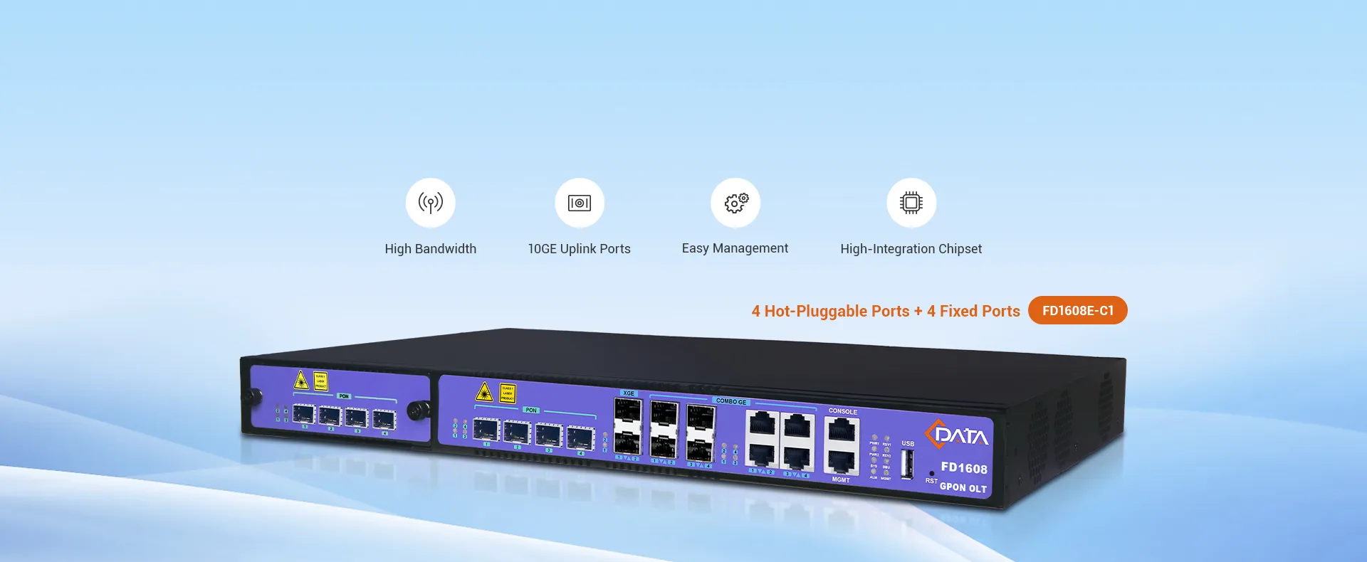 C-Data Expandable GPON OLT