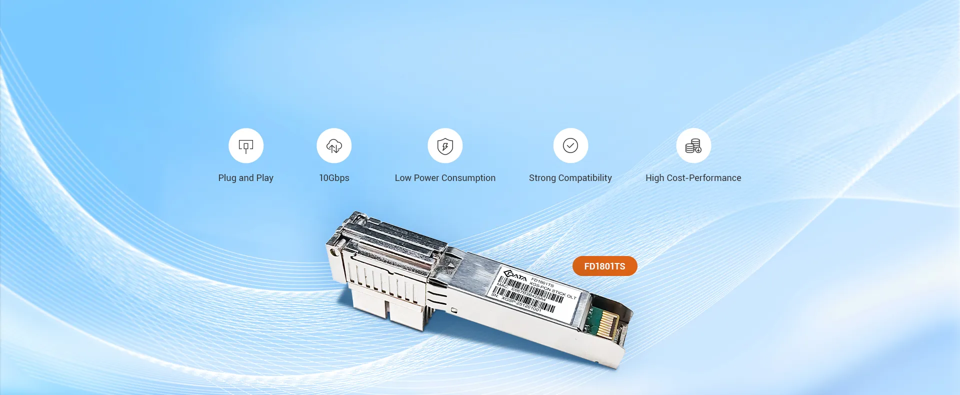 C-Data XGS-PON OLT SFP+ Stick with MAC