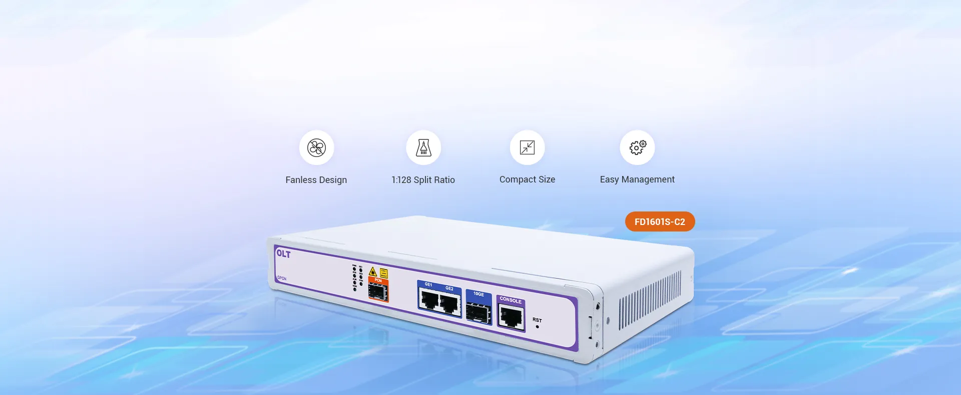 C-Data Single-Port Mini GPON OLT