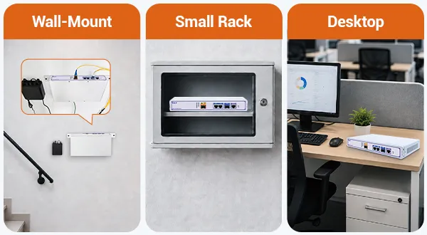 Compact Design, Flexible Deployment